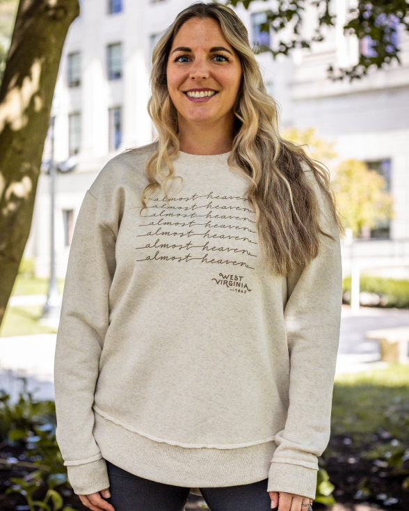 Almost Heaven Women's Crewneck Sweatshirt – West Virginia State Parks