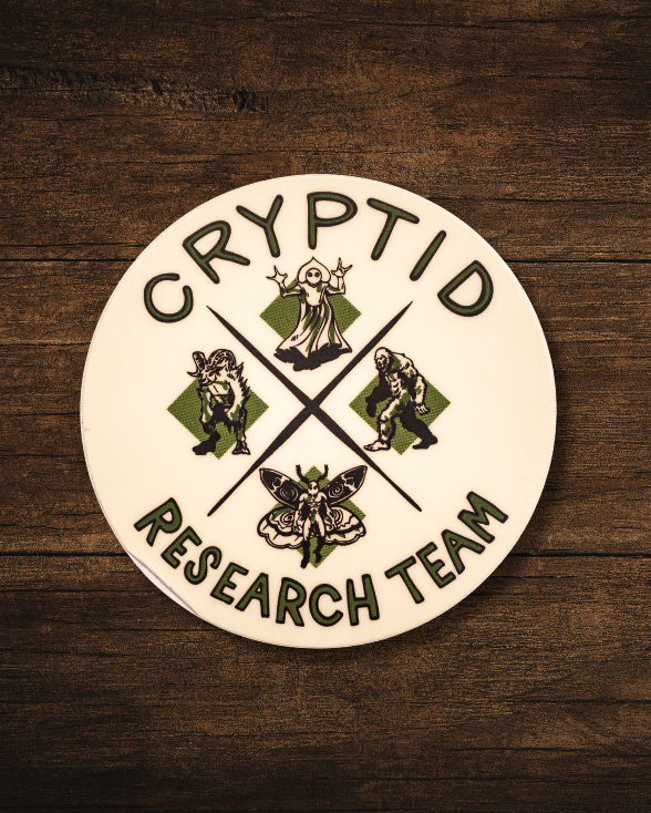 Cryptid Research Team Sticker by Loving WV