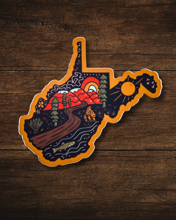 Funky outdoor Sticker by Loving WV