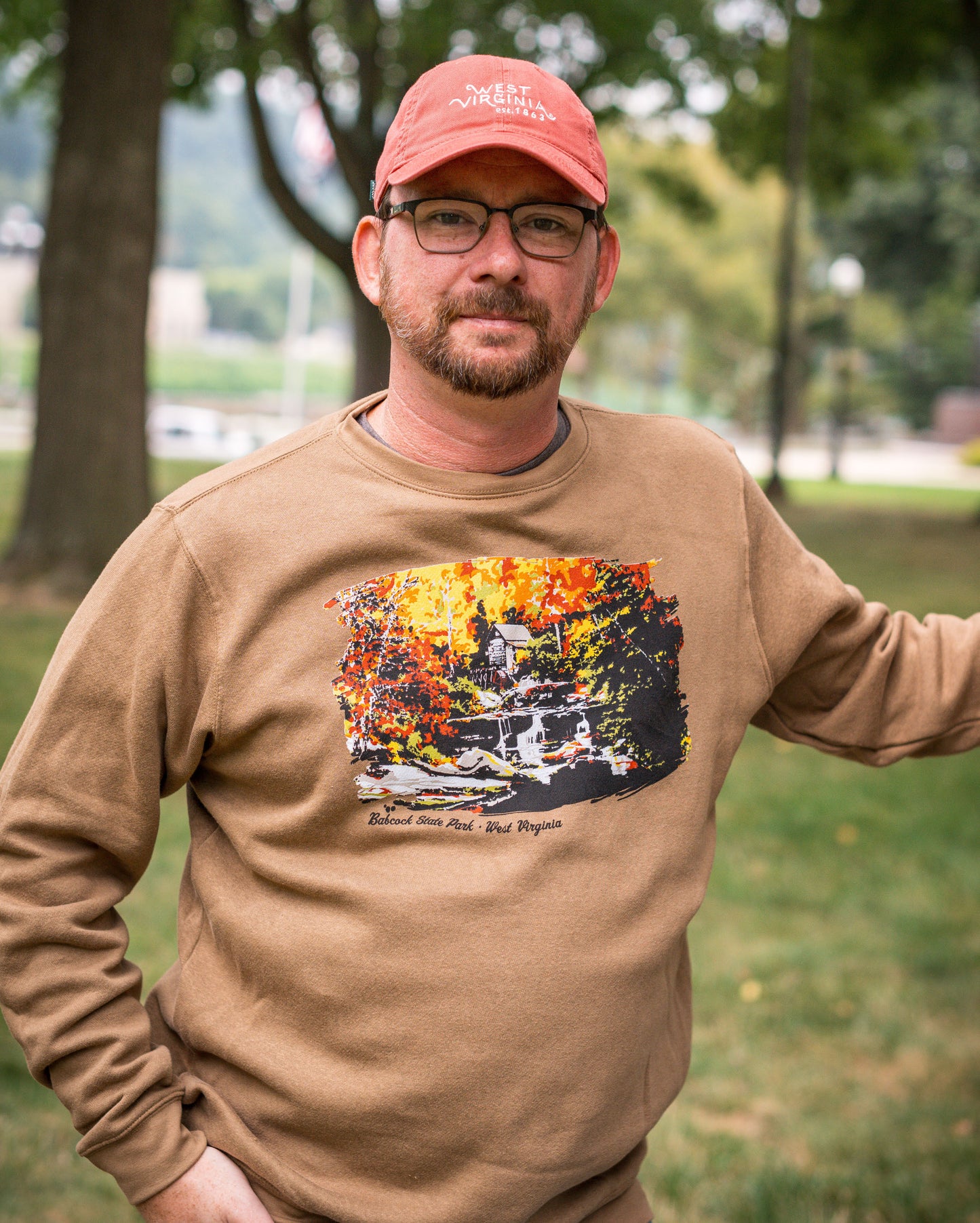 Babcock State Park Painted Crewneck Sweatshirt