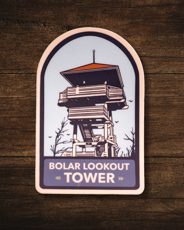 Bolar Tower Pipestem Sticker by Loving WV