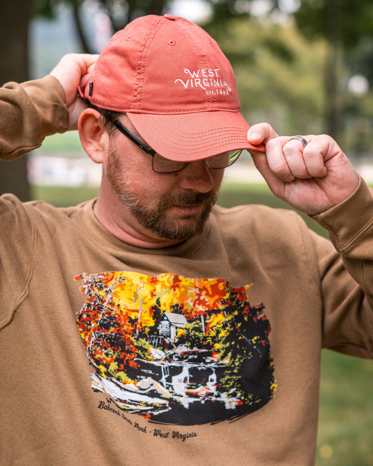 Babcock State Park Painted Crewneck Sweatshirt