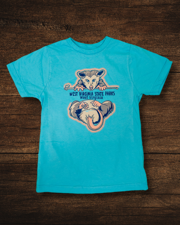 West Virginia State Parks Hangin’ Around Possum Kids Tee
