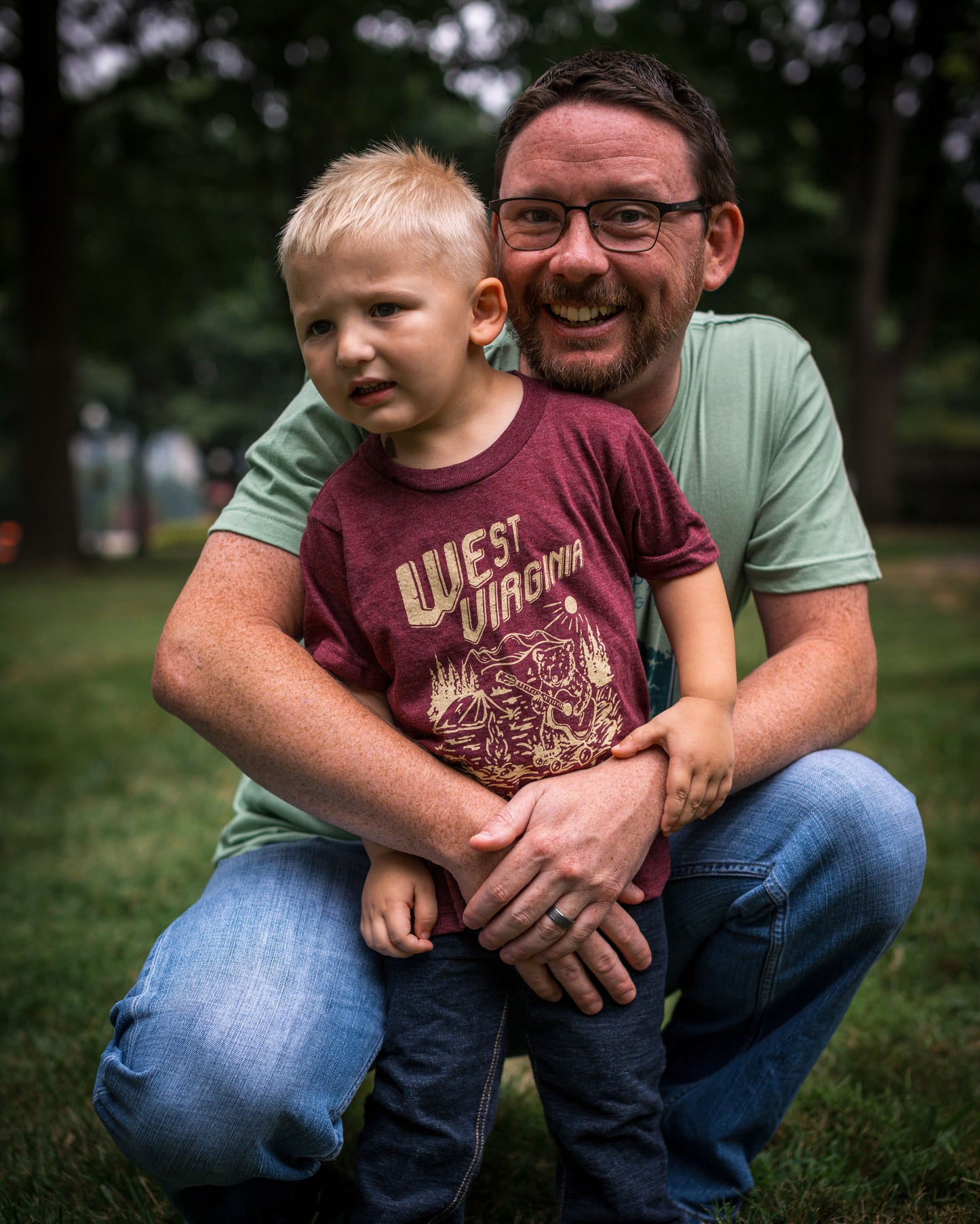 West Virginia State Parks Kids Tee by Loving WV