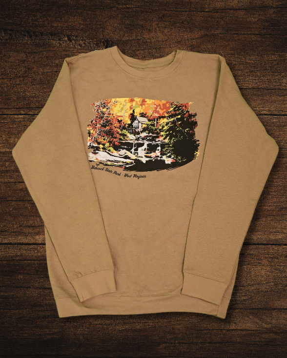 Babcock State Park Painted Crewneck Sweatshirt