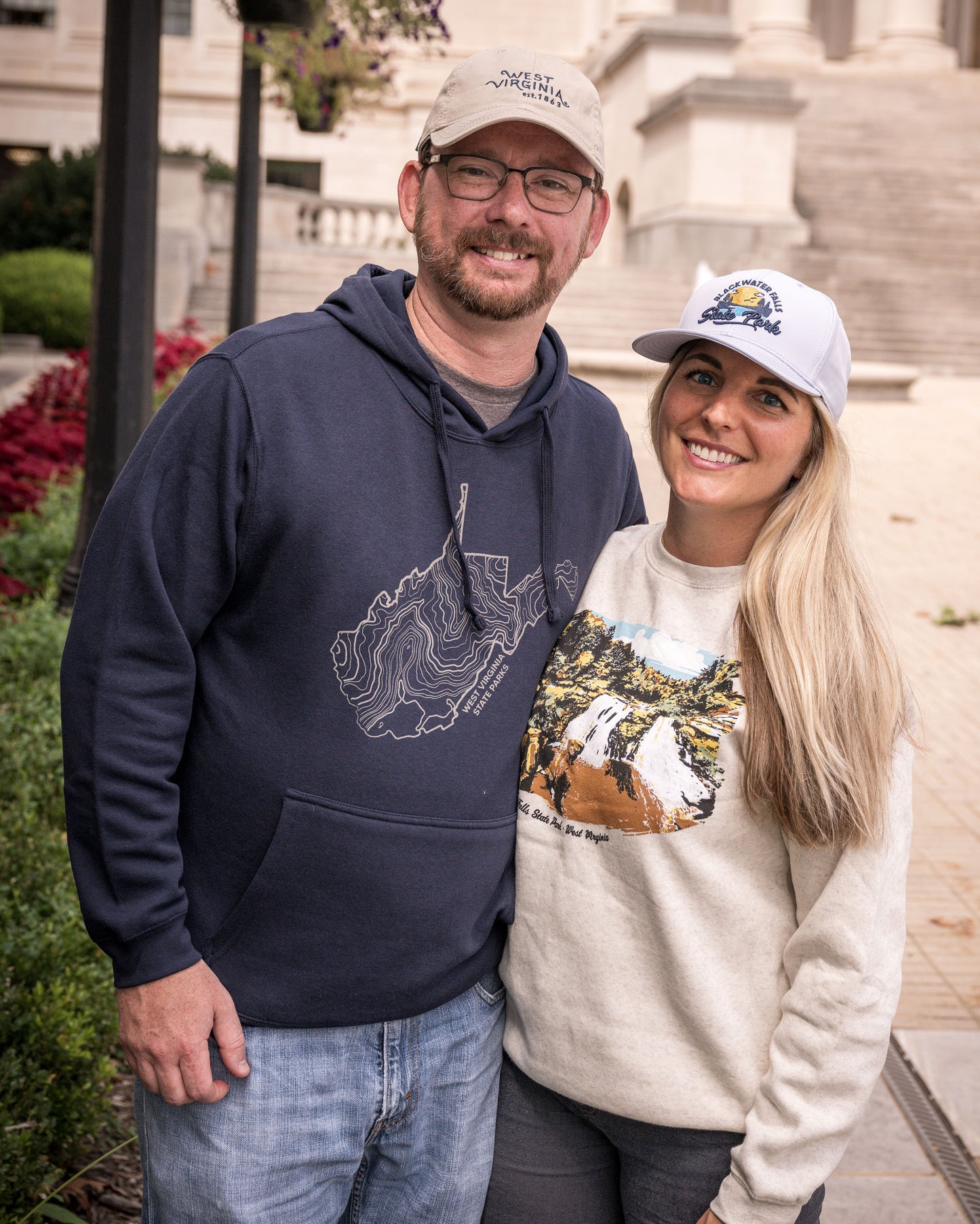 West Virginia State Parks Topographic Map Hoodie