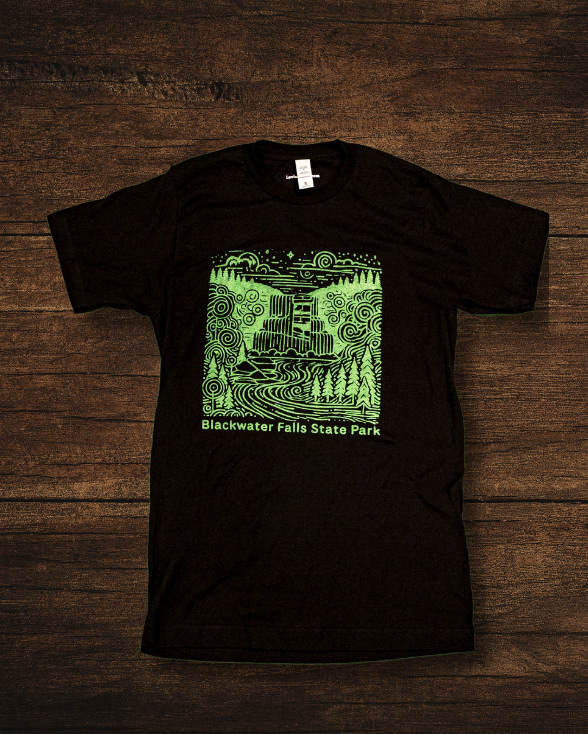 Blackwater Falls State Park T-shirt by Loving WV