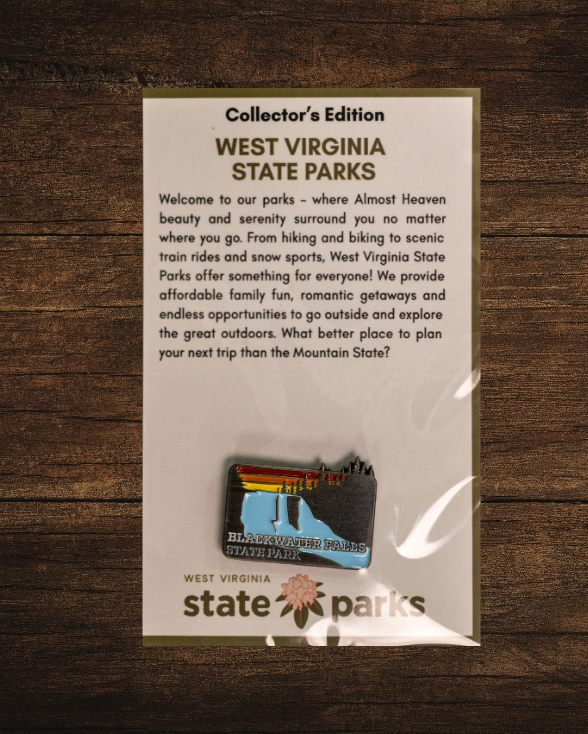 Blackwater Falls State Park Collector's Sunset Edition Enamel Pin