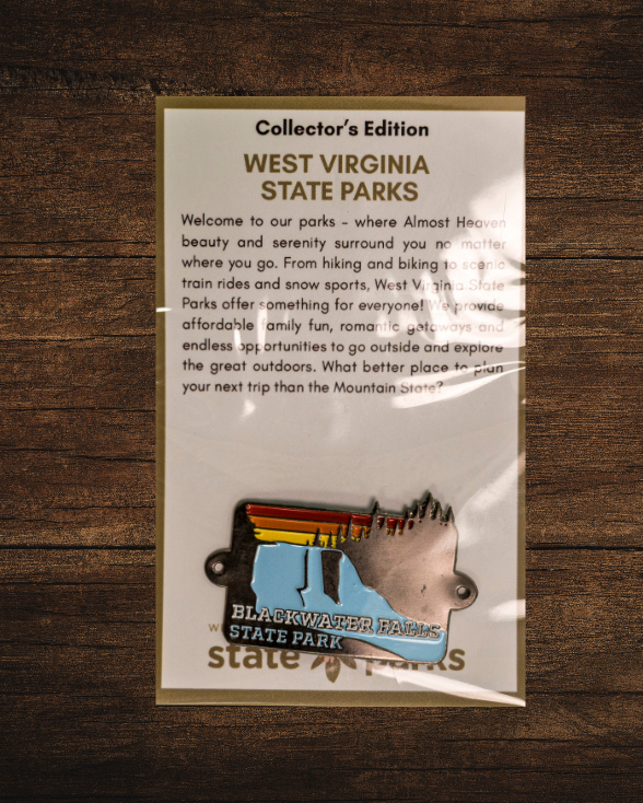 Blackwater Falls State Park Collector's Sunset Edition Enamel Medallion