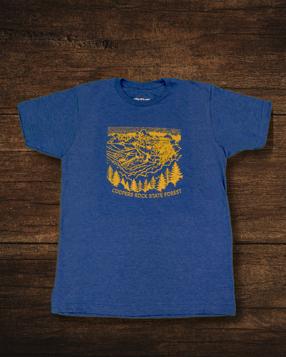 Coopers Rock State Forest T-shirt by Loving WV