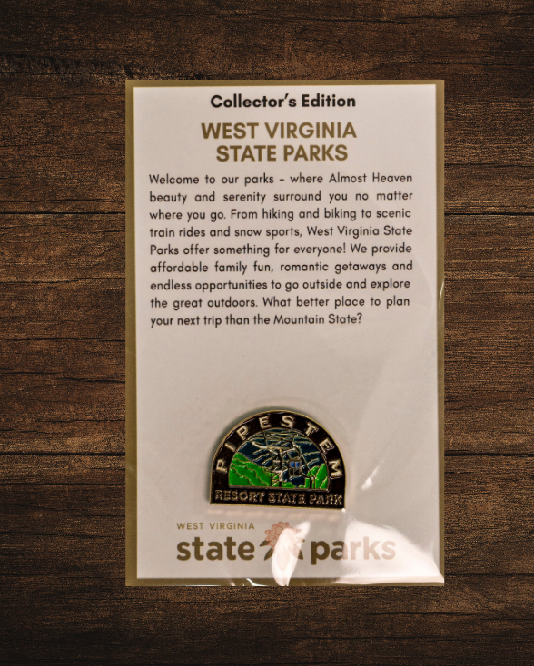 Pipestem Resort State Park Collector's Tram Edition Enamel Pin