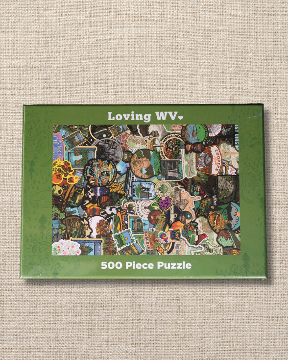 Sticker Collage Puzzle by Loving WV
