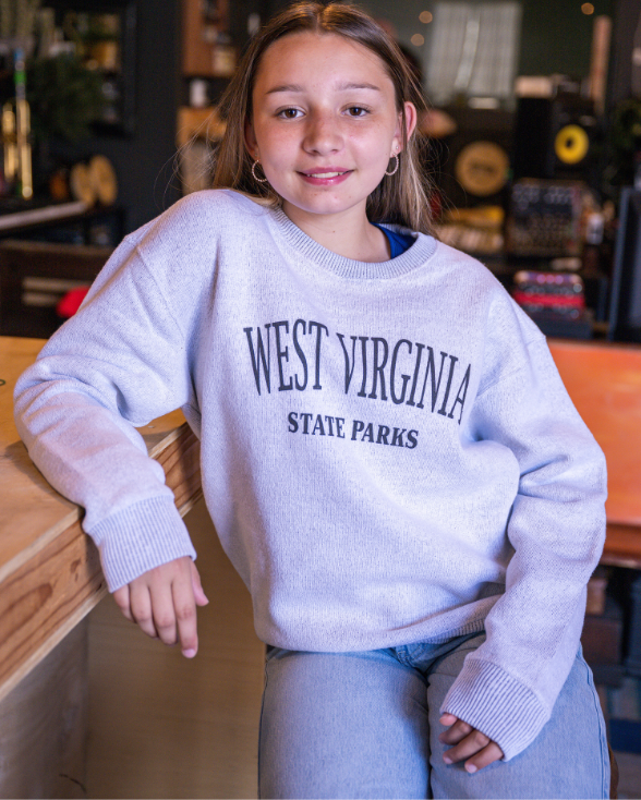 West Virginia State Parks Fleece Crewneck Sweatshirt