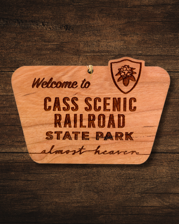 Welcome to Cass Scenic Railroad State Park Ornament