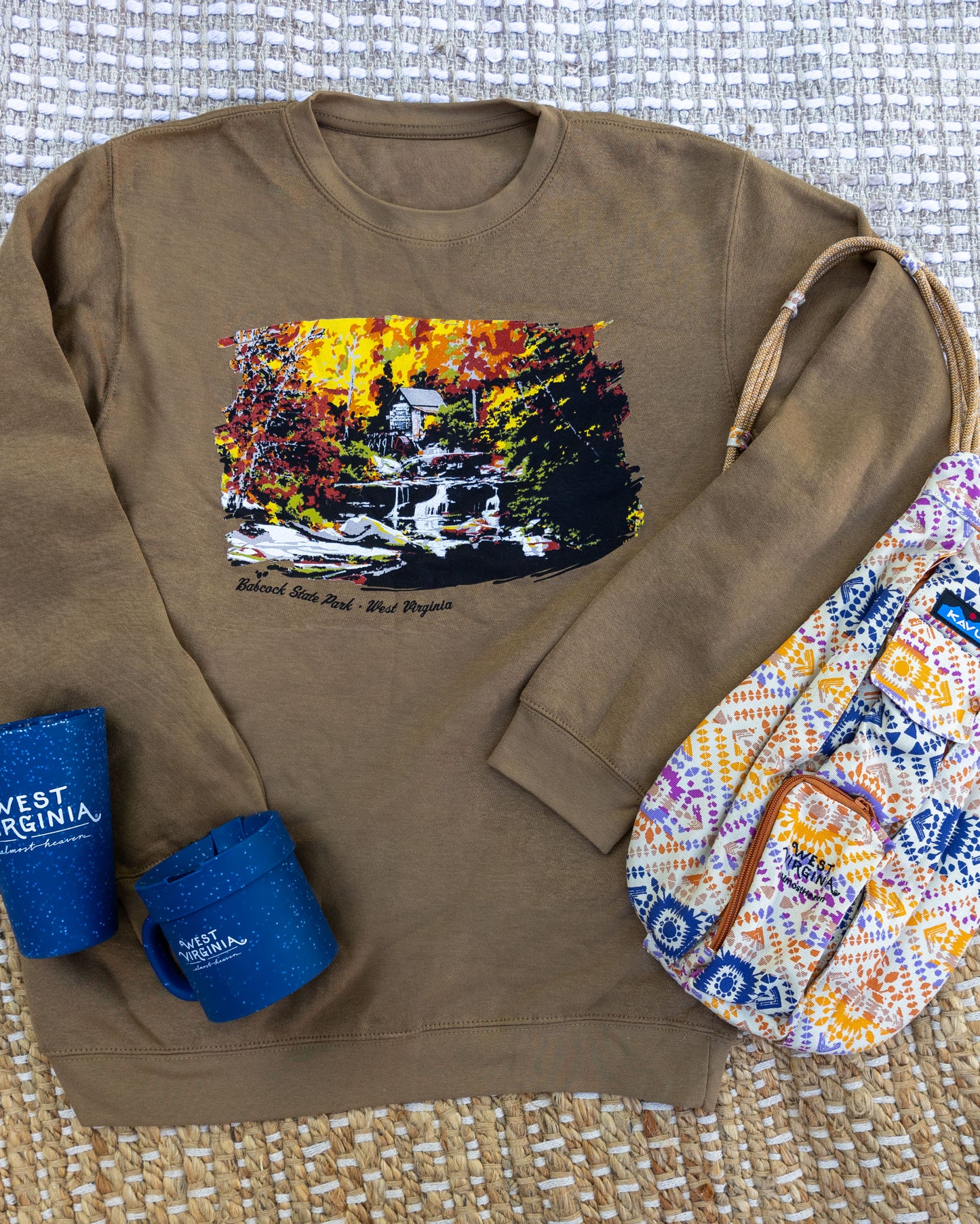 Babcock State Park Painted Crewneck Sweatshirt