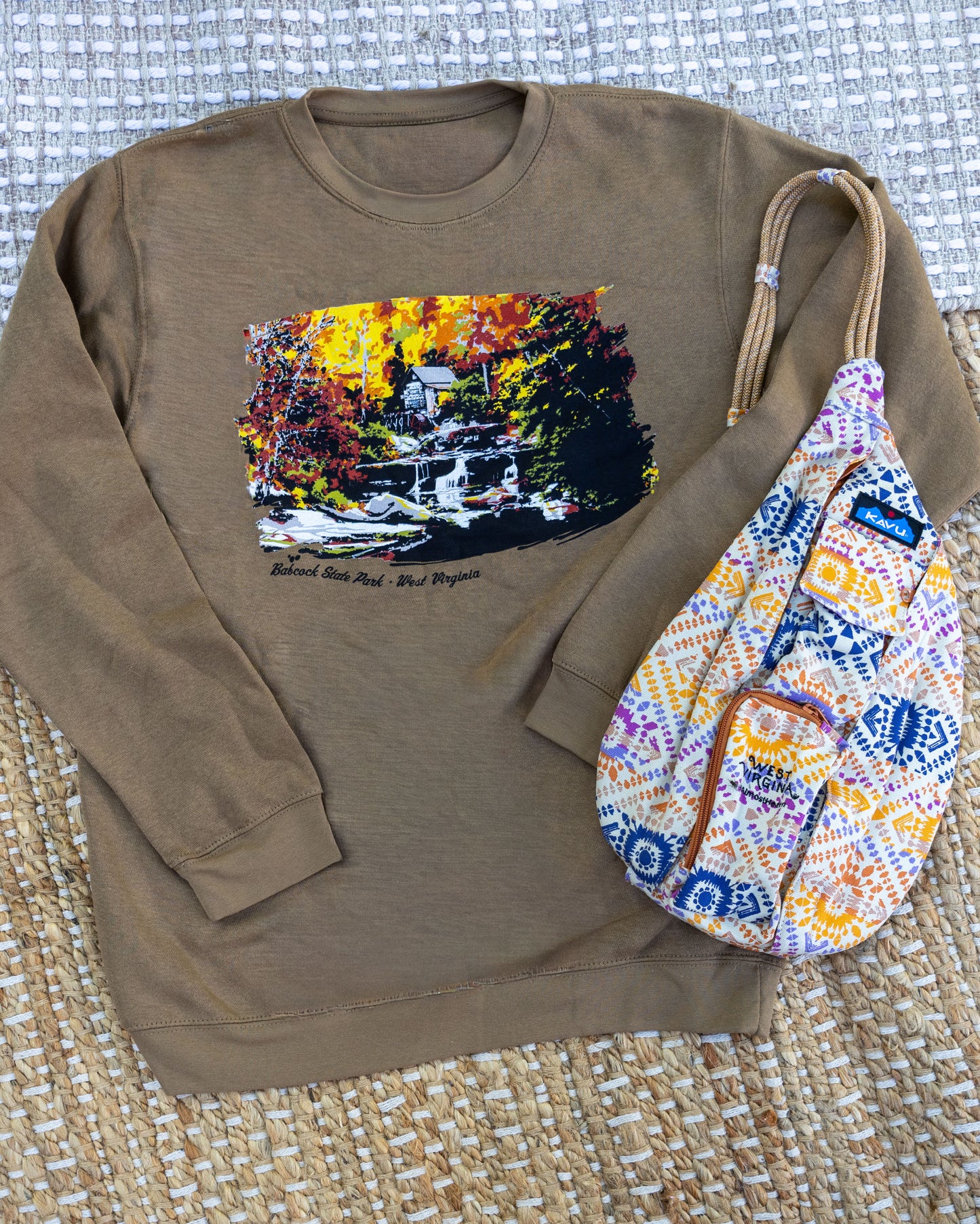 Babcock State Park Painted Crewneck Sweatshirt