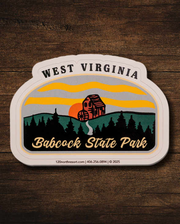 Babcock State Park Sunset Sticker