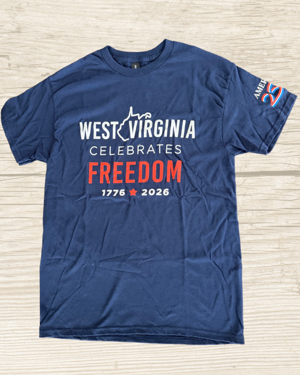 West Virginia Celebrates America's 250th T-shirt