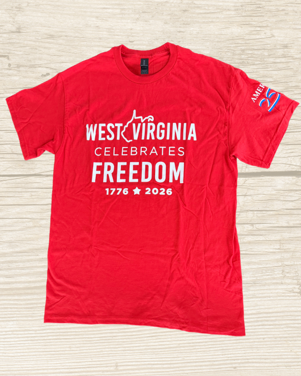 West Virginia Celebrates America's 250th T-shirt