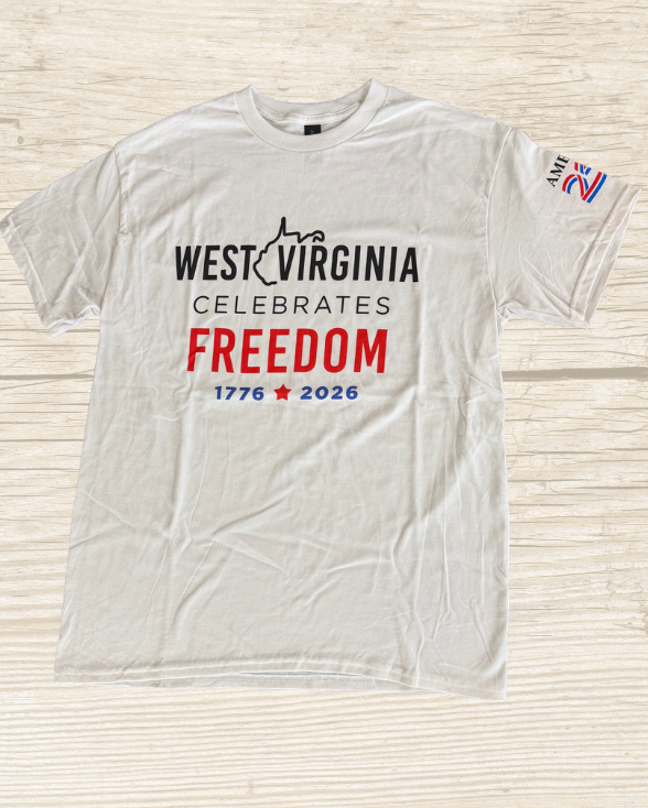 West Virginia Celebrates America's 250th T-shirt