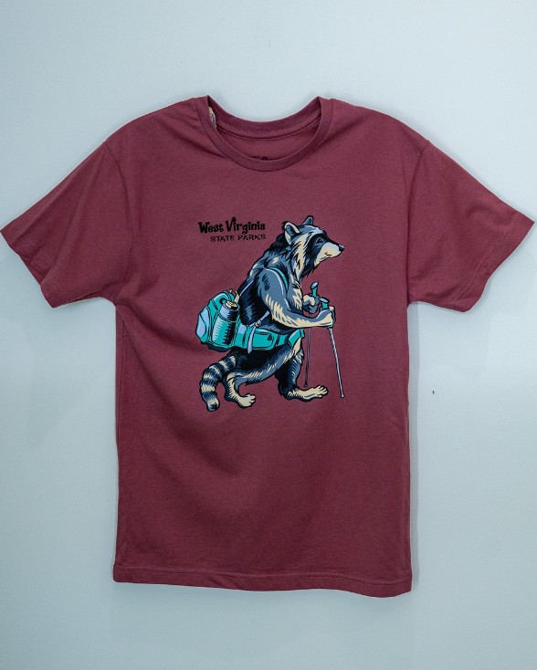Raccoon Hiking Buddie T-Shirt
