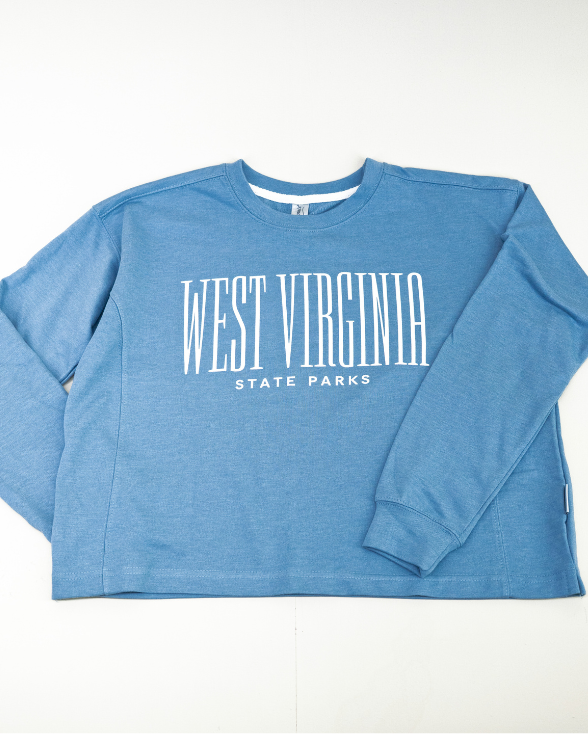 West Virginia State Parks Cropped Crewneck Sweatshirt