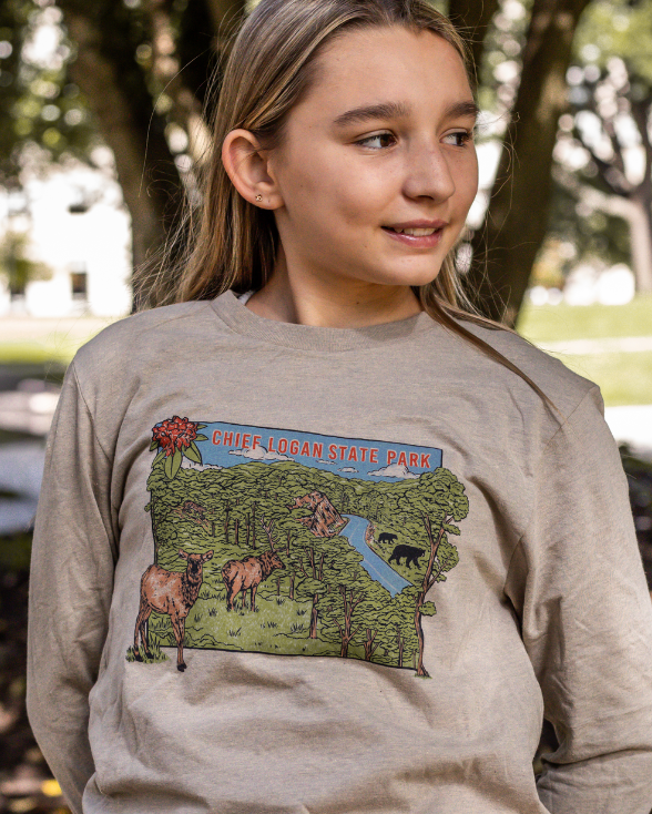 Chief Logan State Park Vintage Long Sleeve