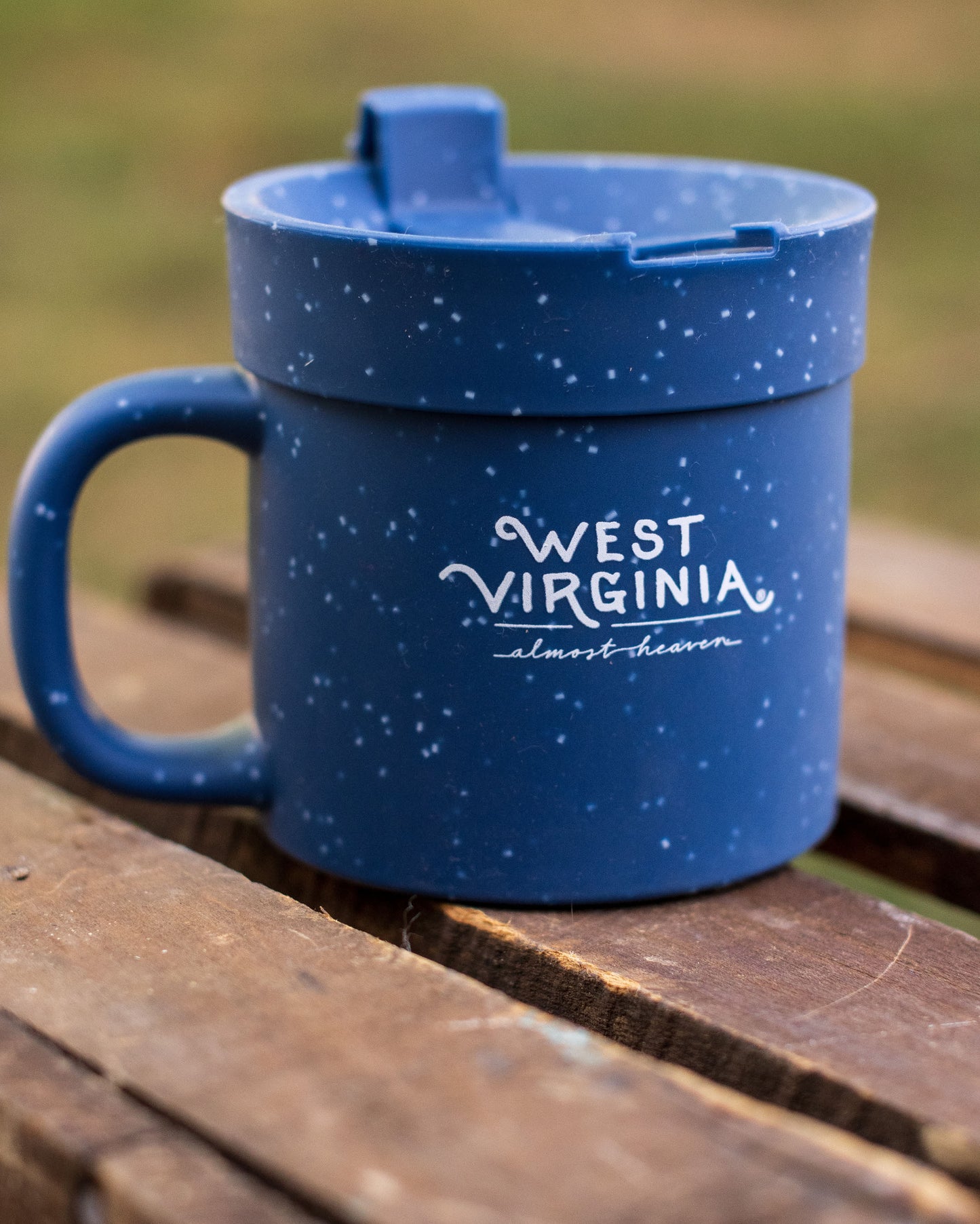 West Virginia Speckled Coffee Mug Silipint