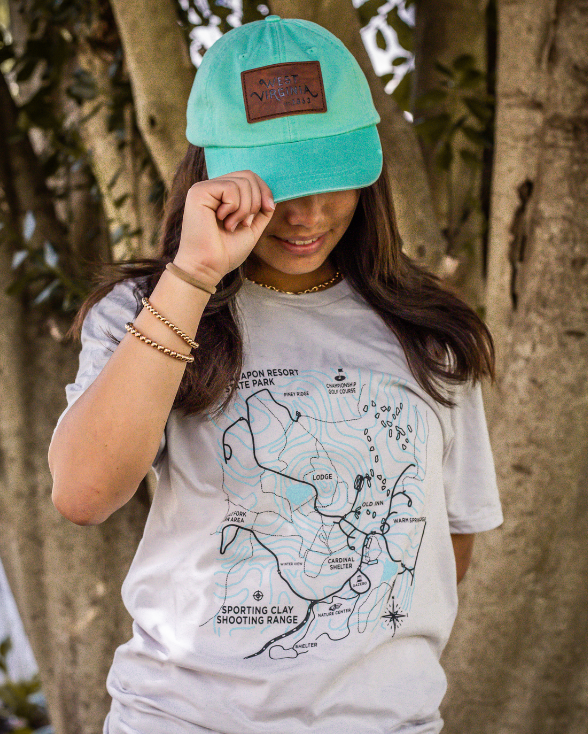 Cacapon Resort State Park Trail Map T-shirt