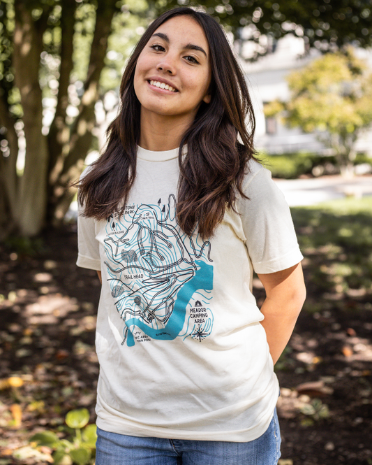 Bluestone State Park Trail Map T-shirt