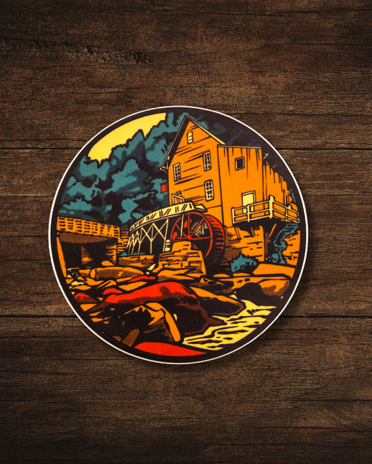 Grist Mill Sticker by Loving WV