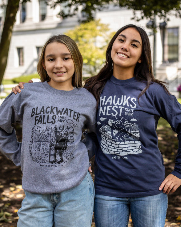 Mothman Creepin' in Hawks Nest State Park Long Sleeve * Season Special*