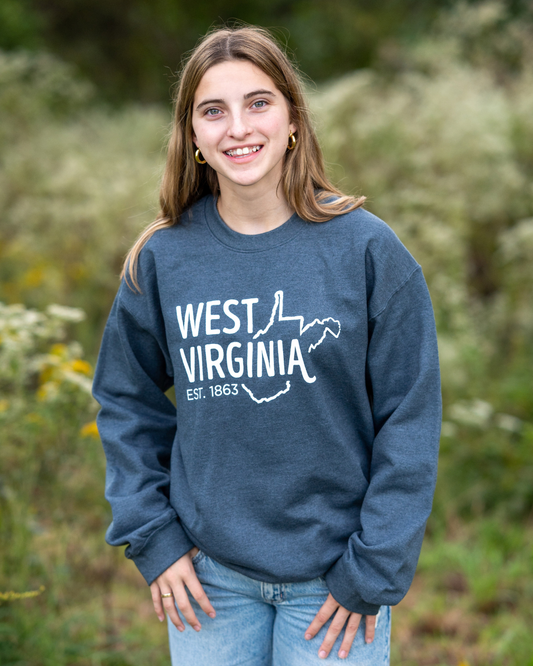West Virginia Est. 1863 Crewneck Sweatshirt