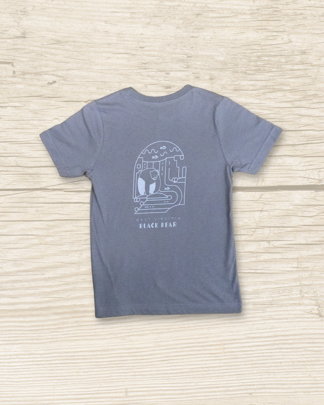 West Virginia Black Bear Kids Tee