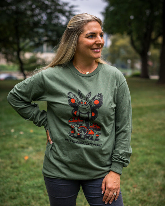 Mushroom Mothman Long Sleeve by Loving WV