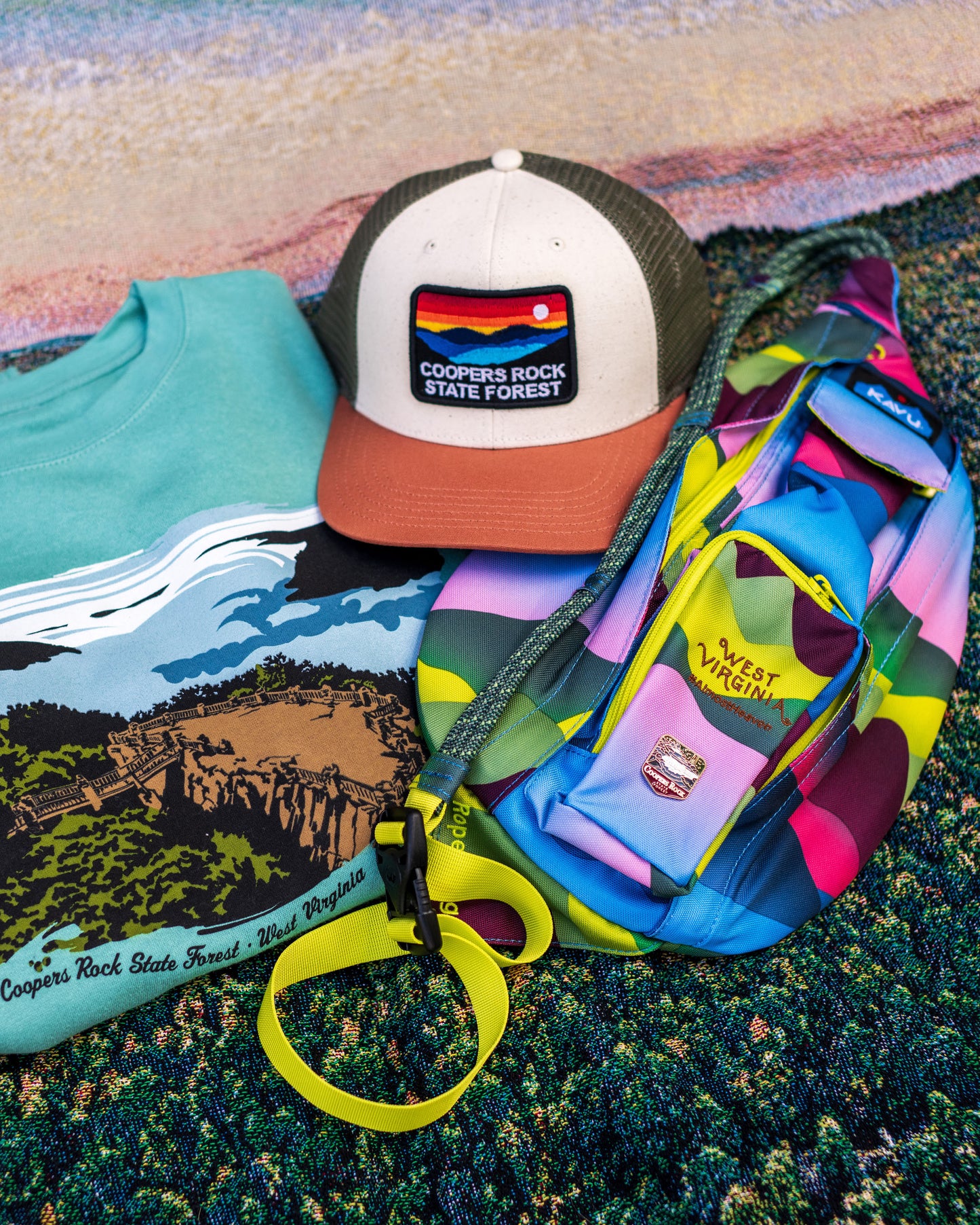 Coopers Rock State Forest Trucker Hat