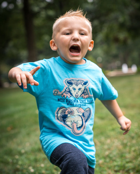 West Virginia State Parks Hangin’ Around Possum Kids Tee