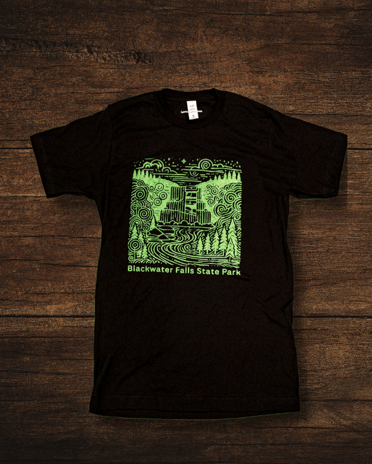 Blackwater Falls State Park T-shirt by Loving WV