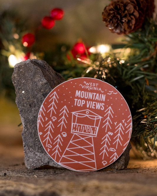 Mountain Top Views Sticker