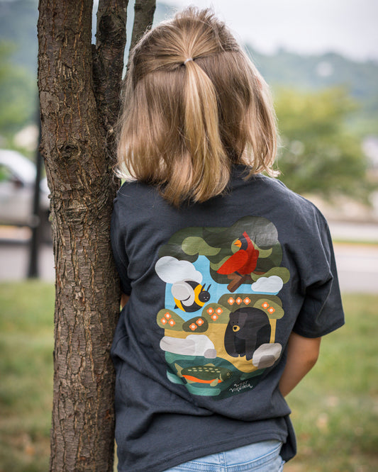 Kids State Animal Tee