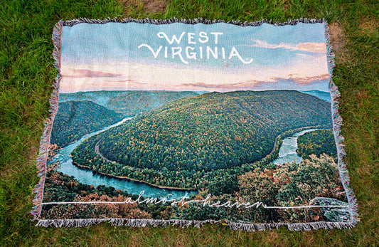 West Virginia: Grand View Tapestry Throw
