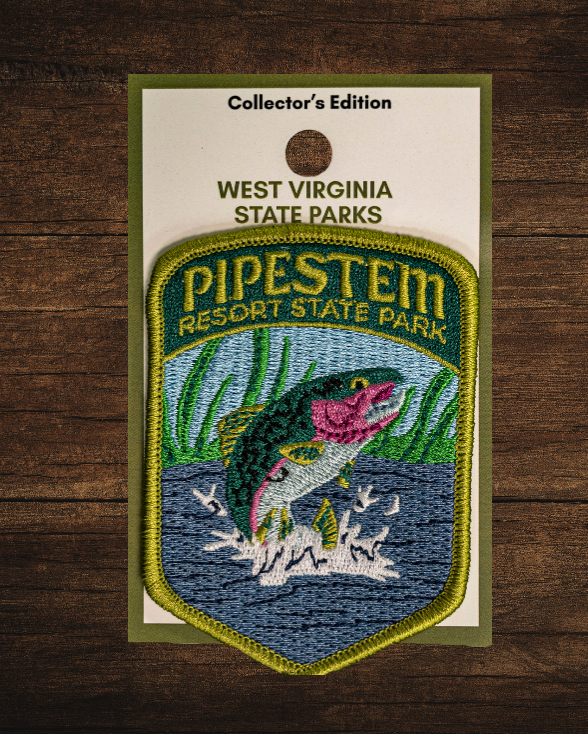 Pipestem Resort State Park Collector's Jumping Trout Edition Patch