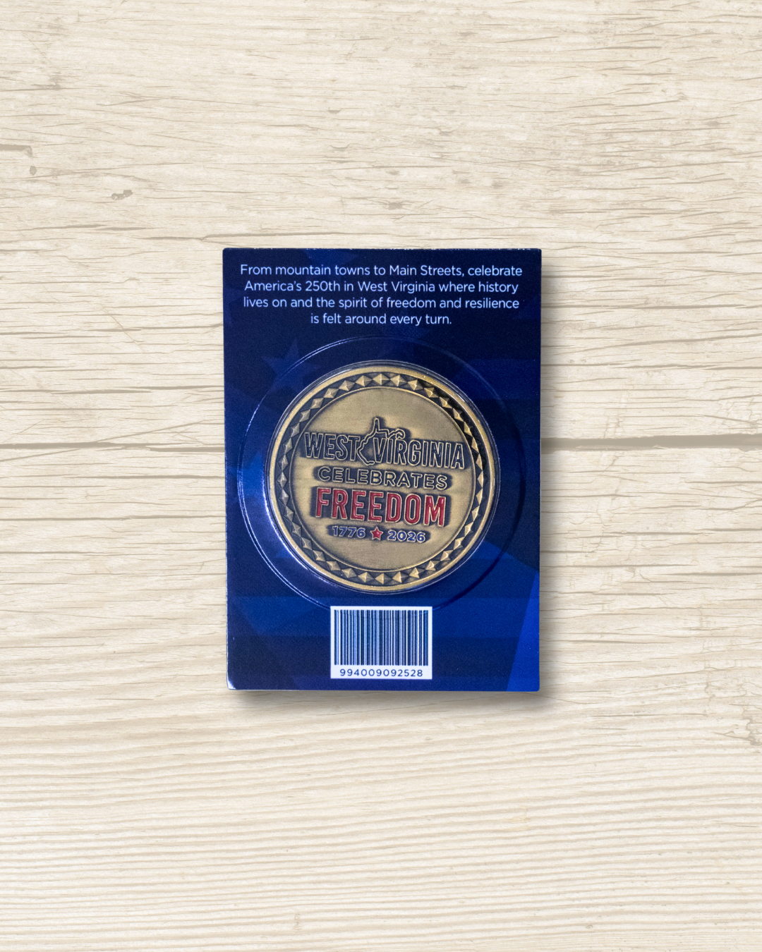 West Virginia Celebrates America's 250th Commemorative Coin