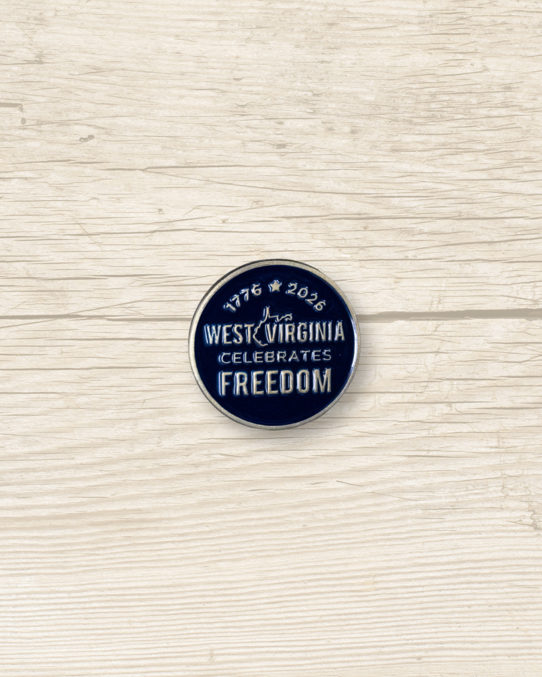 West Virginia Celebrates America's 250th Lapel Pin