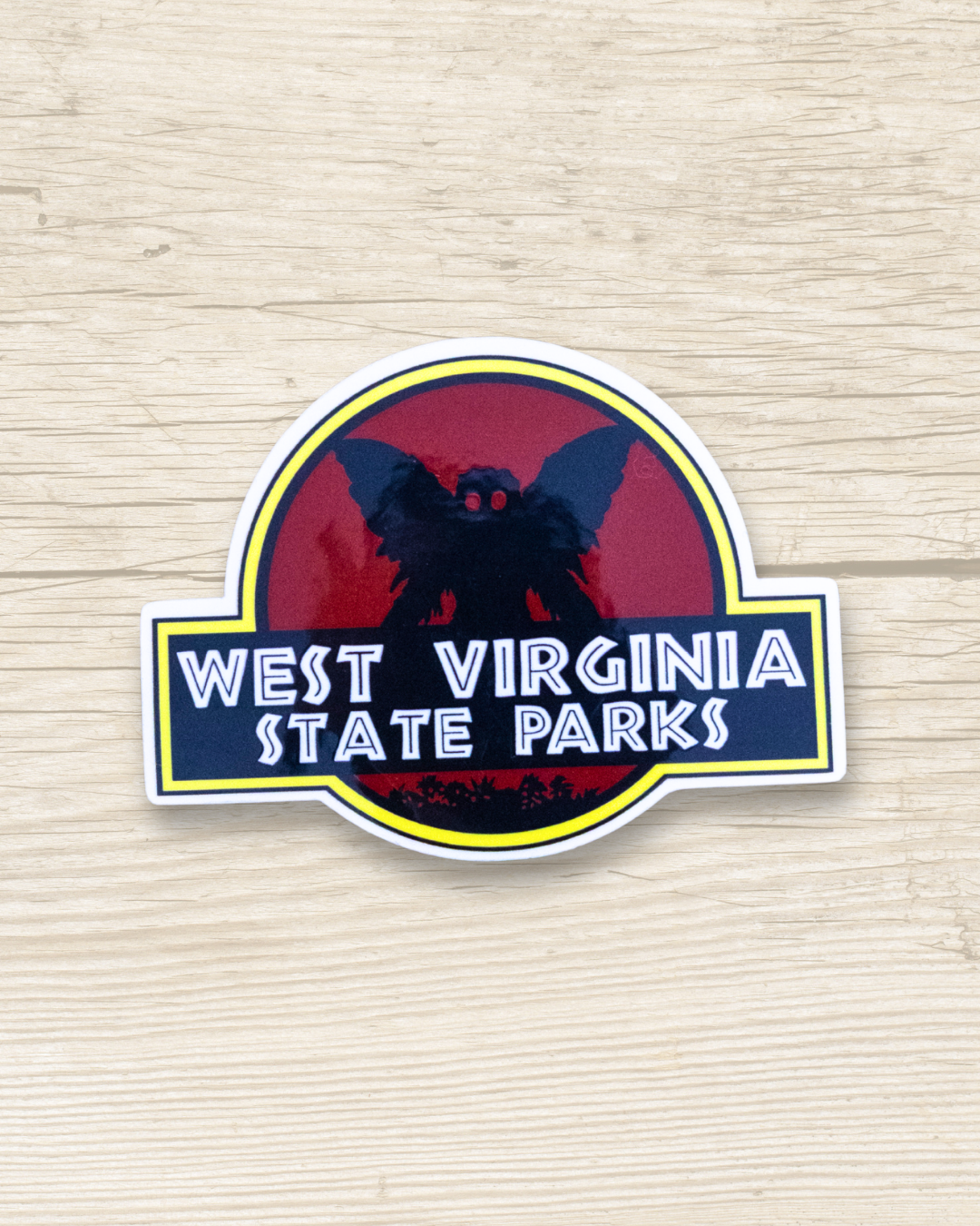 West Virginia Cryptic Park Sticker