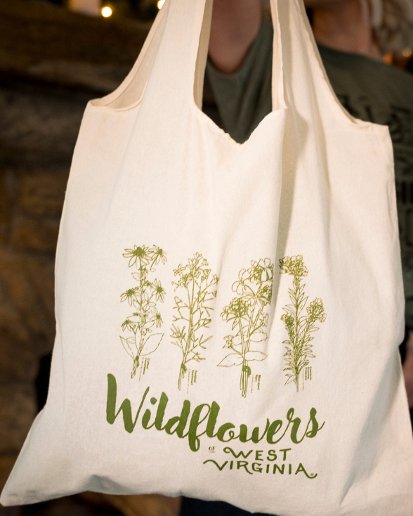 West Virginia Wildflower Tote