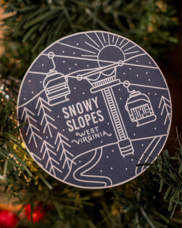 Snow Slopes Sticker