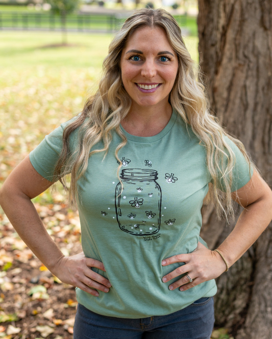 Glow of the Mountains – WV State Parks Women's Tee