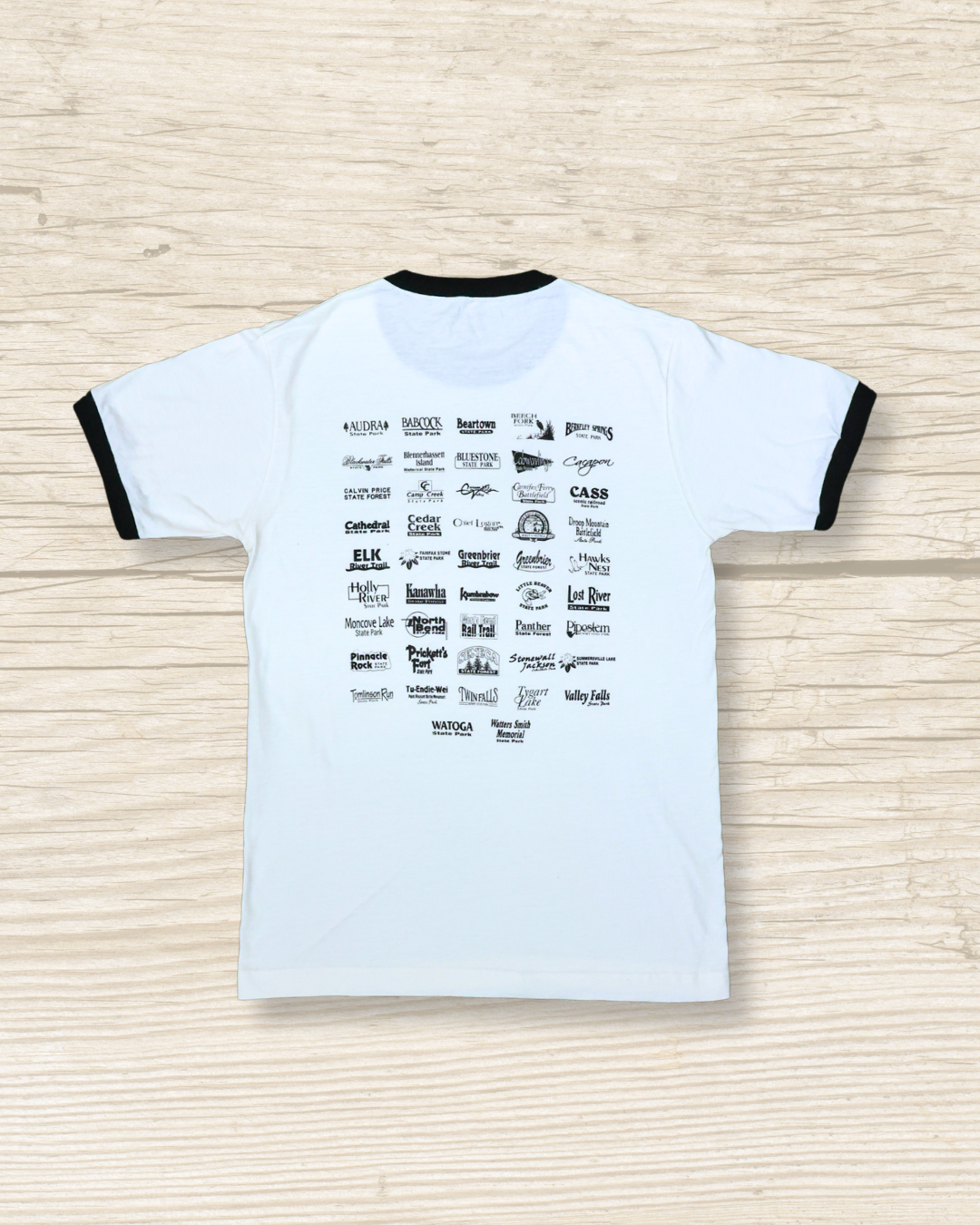 West Virginia State Parks Vintage Logos T-shirt
