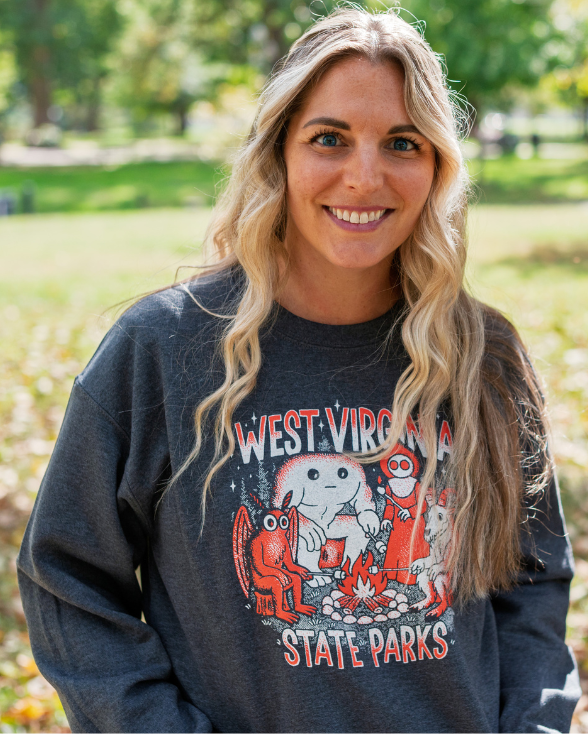 Cryptid Campfire at West Virginia State Parks Crewneck Sweatshirt * Season Special *